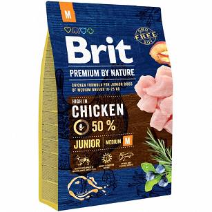 BRIT PREMIUM BY NATURE JUNIOR M 3 KG